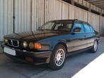 BMW 750i V12 E32, Auto's, BMW, Automaat, Zwart, 12 cilinders, Leder