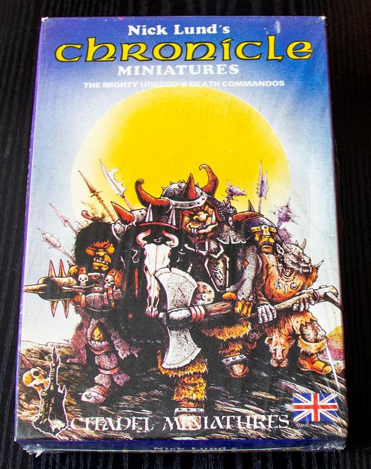 Warhammer Nick Lund's Mighty Ugezod's Death Commandos 1985, Hobby & Loisirs créatifs, Wargaming, Comme neuf, Warhammer, Enlèvement ou Envoi