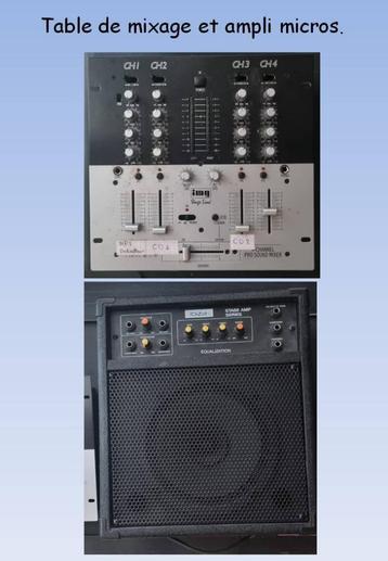Table de mixage "Stage Line" MPX-300, Enlèvement, Utilisé, Moins de 5 canaux