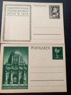 2 Duitse postkaarten 1942/44, 1940 tot 1960, Duitsland, Ongelopen, Ophalen of Verzenden