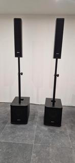 Dj speakers actieve speakers systeem 1 club 210s, Ophalen, Zo goed als nieuw, 500 tot 1000 watt