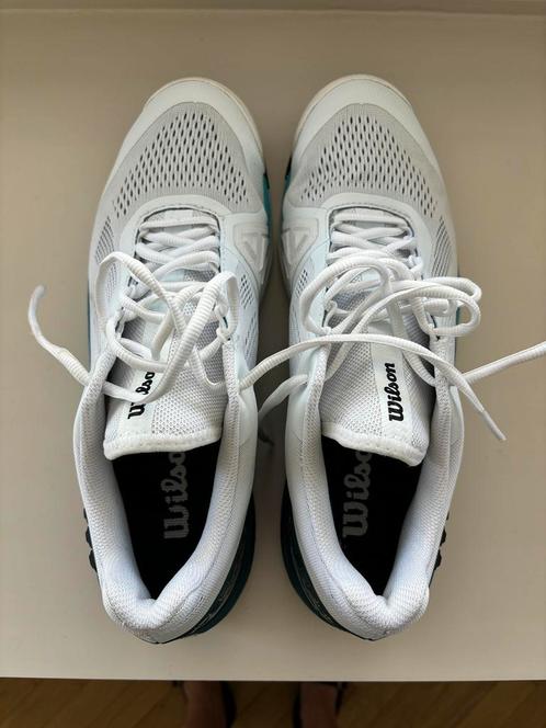 Chaussures de Tennis Wilson Men Rush Pro 4.0 White Blue Cora, Vêtements | Hommes, Chaussures, Comme neuf, Chaussures de sport