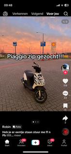 Ik zoek een 70cc 2t, Fietsen en Brommers, Scooters | Piaggio, Ophalen, Zo goed als nieuw, Zip