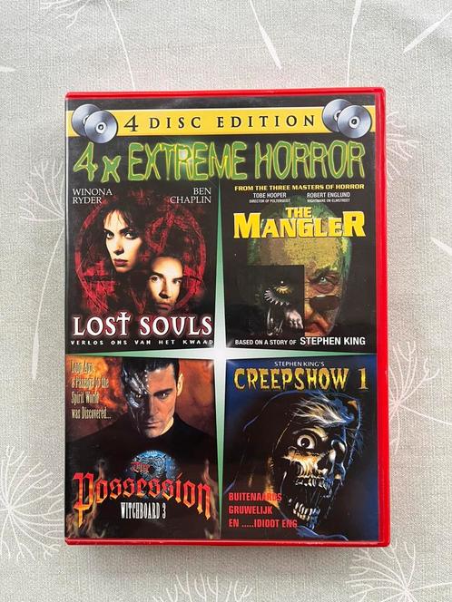 4 DVD Extreme Horror 5, Cd's en Dvd's, Dvd's | Horror, Zo goed als nieuw, Gore, Boxset, Vanaf 9 jaar, Ophalen of Verzenden