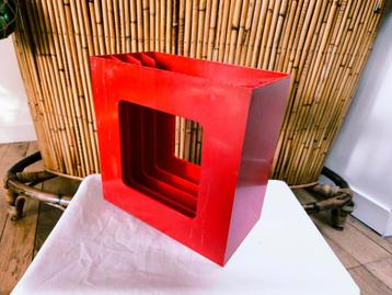 Wittner vintage 1970 LP 33t LP platenplank rood plastic beschikbaar voor biedingen