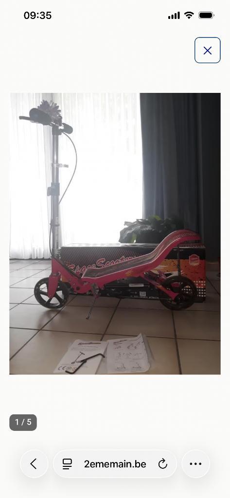 Trottinette Space scooter ado, Vélos & Vélomoteurs, Trottinettes, Comme neuf, Step simple, Enlèvement