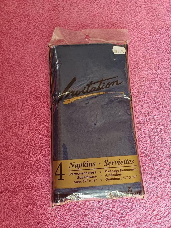 serviette de table bleu, Maison & Meubles, Cuisine | Linge de cuisine, Neuf, Set de table, Bleu, Enlèvement ou Envoi