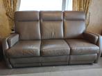 lederen 3-zit en/of 1-zit, Huis en Inrichting, Ophalen, Gebruikt, Leer