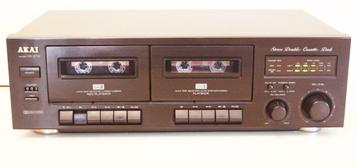 Akai Double Cassettedeck / Model HX-27W / Two Speed Dubbing beschikbaar voor biedingen