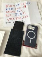 Ifhone 13 128 GB Full accessoires à bxl 88% baterie, Télécoms, Téléphonie mobile | Apple iPhone, Neuf, 128 GB, Enlèvement ou Envoi