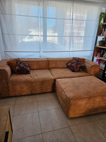 Canapé avec pouf, Enlèvement, Comme neuf