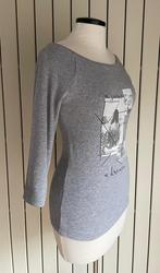 Grijs T-shirt met opdruk van s.Oliver maat 36, Ophalen, Zo goed als nieuw, S.Oliver, Maat 36 (S)