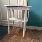 Petite table d’appoint vintage relookée – bois peint, Ophalen