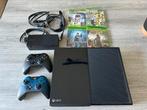 Xbox One + 2 manettes + 4 jeux, Met 2 controllers, Gebruikt, 500 GB, Xbox One