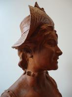 1892 D. VAN DEN BOSSCHE Gent ART NOUVEAU terracotta Bettina, Ophalen