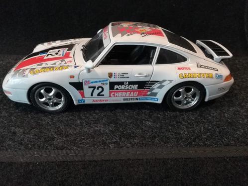 Porsche 911 Carrere 1997 - 1:18 - Burago, Hobby en Vrije tijd, Modelauto's | 1:18, Zo goed als nieuw, Auto, Burago, Ophalen of Verzenden