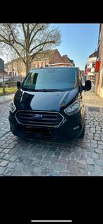 Ford Transit Custom  Dubbele Cabine L1H1, Auto's, Voorwielaandrijving, Stof, Zwart, 5 deurs