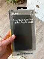 Accezz premium leather slim book case iphone se (22/20), Télécoms, Téléphonie mobile | Housses, Coques & Façades | Marques Autre