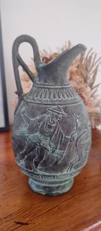 Bronzen (?) bronskleurige kan, amphora, amfora, Ophalen of Verzenden