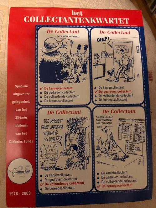 Diabetes Fonds collectanten kwartet 1978-2003 nieuw, Verzamelen, Speelkaarten, Jokers en Kwartetten, Nieuw, Kwartet(ten), Ophalen of Verzenden