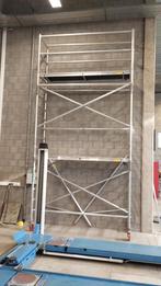 verrijdbare stelling aluminium, Ophalen