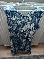 Blauw gebloemd zomerkleed te koop.maat XL- XXL, Kleding | Dames, Grote Maten, Ophalen, Zo goed als nieuw, Blauw