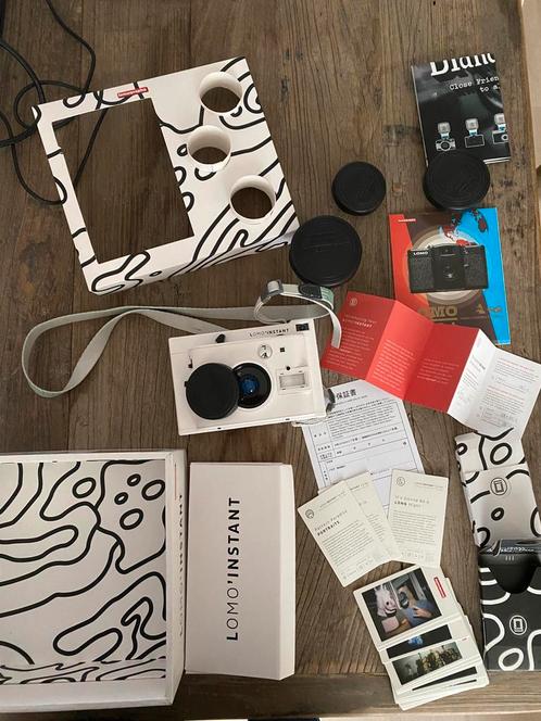 Lomo instant lomography met lenzen + handleiding, TV, Hi-fi & Vidéo, Appareils photo analogiques, Fuji, Enlèvement ou Envoi