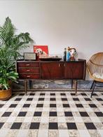 Vintage midcentury dressoir /platenspeler meubel /retro kast, 100 à 150 cm, 25 à 50 cm, Vintage, Enlèvement