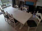 Table + 6 chaises, Maison & Meubles, Enlèvement, Utilisé, 4 à 6 chaises