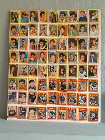 Poster van beroemdheden, deksels luciferdoosjes  beschikbaar voor biedingen