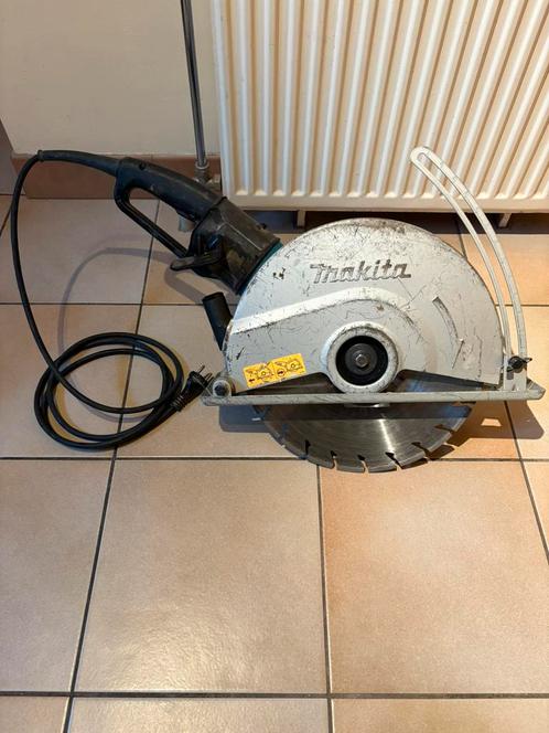 Makita diamant steenzaag 355mm 4114S 125mm diep, Doe-het-zelf en Bouw, Gereedschap | Slijpmachines, Gebruikt, Haakse handslijpmachine