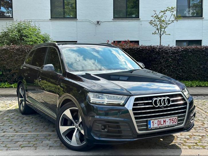 Audi Q7 3.0TDI S-Line 47.000km - Caméra 360 - 7 places!, Autos, Audi, Particulier, Q7, Caméra 360°, 4x4, ABS, Caméra de recul