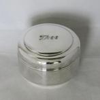 Boîte à thé en métal argenté, Enlèvement ou Envoi