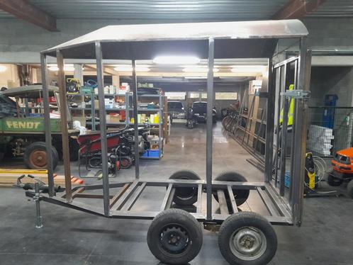 Aanhangwagen/veewagen/ 1 paardstrailer/foodtruck, Dieren en Toebehoren, Paarden en Pony's | Trailers en Aanhangwagens, Nieuw, Overige materialen