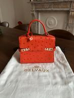 Delvaux Tempete mini in struisvogelleer, Ophalen, Zo goed als nieuw, Handtas