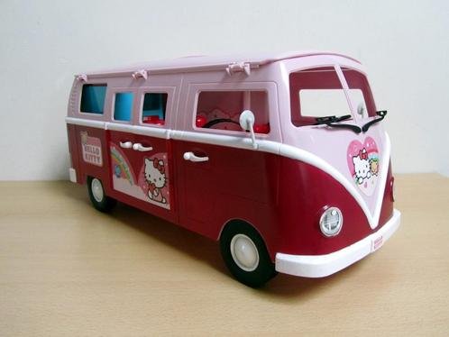 VW Volkswagen Bus "Hello Kitty" Maat XL 50cm, Hobby en Vrije tijd, Modelauto's | Overige schalen, Gebruikt, Bus of Vrachtwagen