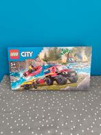 Lego City 60412 : 4x4 Fire Truck with Rescue Boat, Enfants & Bébés, Lego, Enlèvement ou Envoi, Neuf