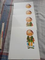 4 retro onbeschreven communiekaartjes - jongen, Verzamelen, Ophalen of Verzenden