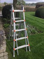 Waku ladder 4x5 treden, Bricolage & Construction, Échelles & Escaliers, Comme neuf, Enlèvement ou Envoi
