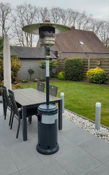 Terrasverwarmer  zo goed als  nieuw - Gasfles inbegrepen beschikbaar voor biedingen
