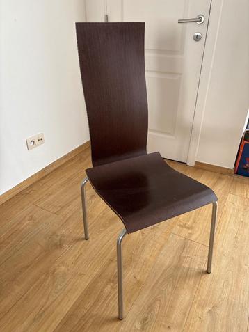 Lot de 6 chaises, Enlèvement, Métal, Contemporain, Brun