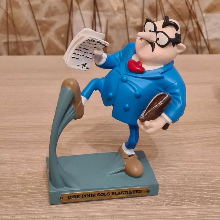 Gaston lagaffe DEMESMAEKER kunststof vloerwas, Verzamelen, Stripfiguren, Gebruikt, Ophalen of Verzenden