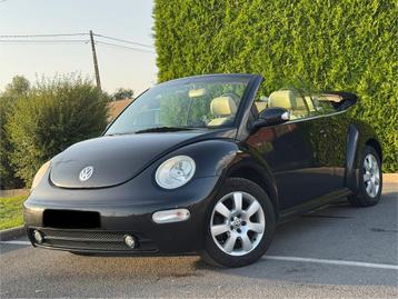 VW NEW BEETLE CABRIO 1.9TDI 100CV ELEGANCE CUIR CHAUFFANT, Autos, Cuir, Electronic Stability Program (ESP), Achat, Beige