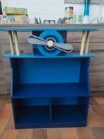 Blauw Vliegtuigkastje, Huis en Inrichting, Kasten | Overige, Ophalen, Gebruikt
