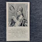 Bidprentje Mgr Lamiroy (Bisschop van Brugge), Verzamelen, Ophalen of Verzenden, Bidprentje