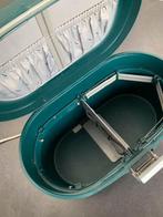 Samsonite beautycase groen, Avec serrure, Comme neuf, Rigide, Vert