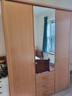 Kleerkast 3-deurs met spiegel en 3 schuiven., Ophalen