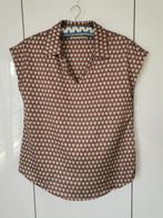 Bruin gele blouse, Maat 38/40 (M), Bruin, Ophalen of Verzenden, Zo goed als nieuw