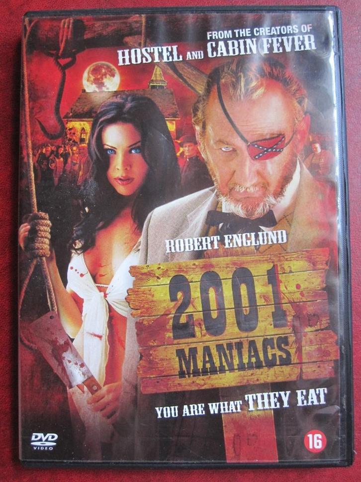 2001 maniacs (2004), Cd's en Dvd's, Dvd's | Horror, Zo goed als nieuw, Overige genres, Vanaf 16 jaar, Ophalen of Verzenden
