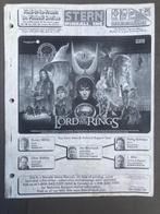 STERN LORD OF THE RINGS MANUAL, Verzamelen, Automaten | Flipperkasten, Gebruikt, Stern, Ophalen of Verzenden, Dot-matrix